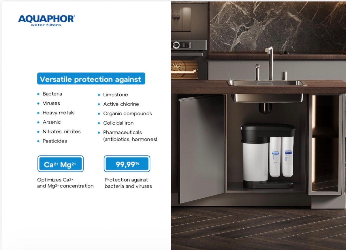 מערכת אוסמוזה הפוכה Aquaphor RO-102S (Black Edition) – תמונה 2